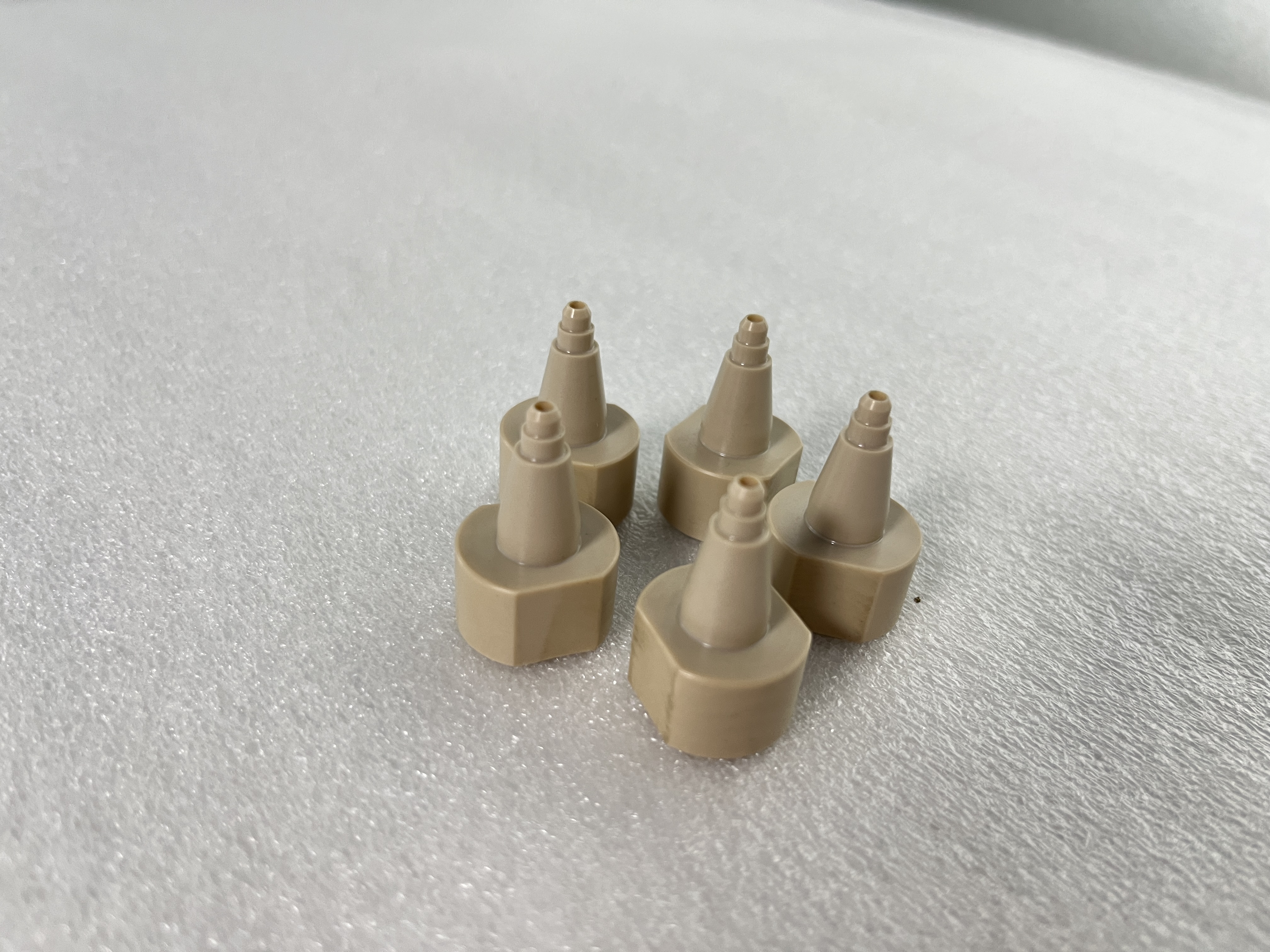 PEEK精密六角锥形喷嘴定制加工